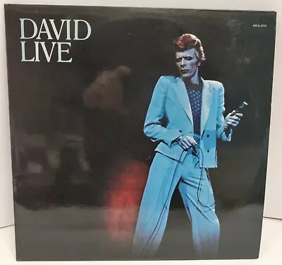 David Bowie 'David Live' 1974 APL2-0771 - Double Vinyl Album - Good Condition • £17