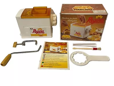 Vintage 1993 Authentic Italian Pasta Maker Marcato Regina Atlas With Accessories • $27.99