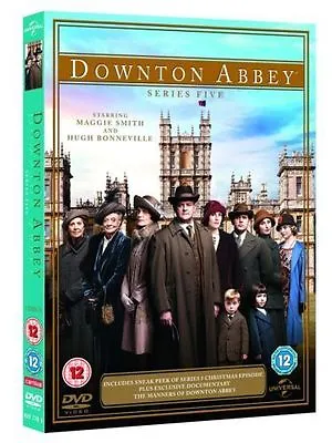 Downton Abbey: Series 5 DVD (2014) Maggie Smith Cert 12 3 Discs Amazing Value • £5.91