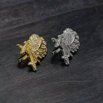 German Diamond Gold Silver Oak Leaf Medal Knight Emblem Iron Cross Badge Pins • £24.09