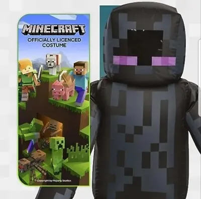 Enderman MineCraft Inflatable Child Costume Fits Most Kids #75092 Disguise • $210