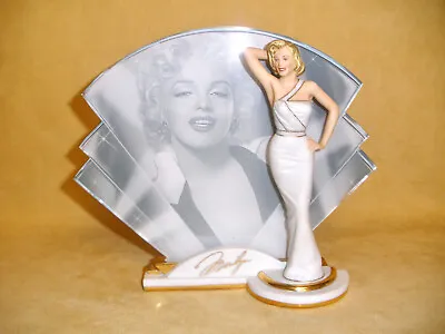 Bradford Exchange Legendary Reflections Of Marilyn Monroe Figurine W/ Deco Fan • $19.88