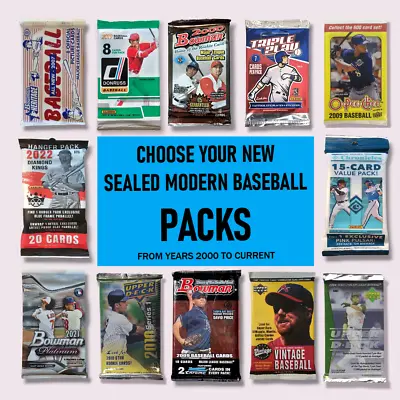 New Sealed Baseball Card Packs 2000-2023 Fleer UD Score You Pick + Bonus HOF • $3.99