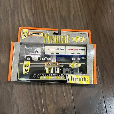 1997 Matchbox Rigs Series 2 Ford Aeromax Container Trailer American Airlines • $13.99