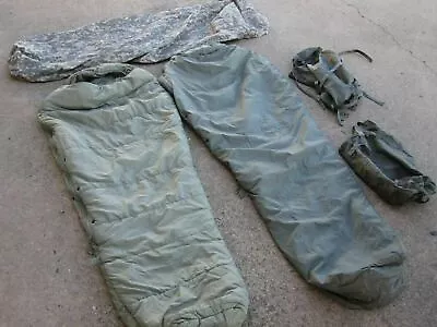 Complete Army Issue Sleeping Bag Military Sleep System 5 Part Acu Digital Ucp • $249.95