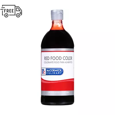 McCormick Culinary Red Food Color 32 Fl Oz Food Coloring • $11.80