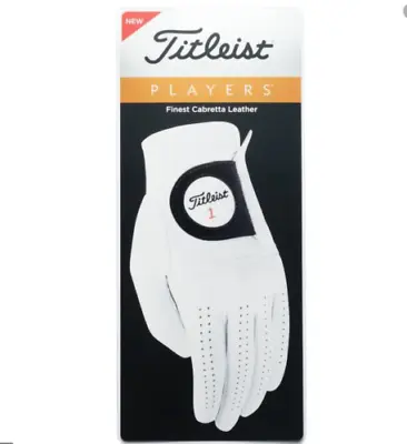 Titleist Players Pearl White Leather Golf Gloves - Pick Fit Size & Quantity • $19.99