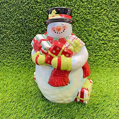 Snowman Cookie Jar By Susan Winget New • $60