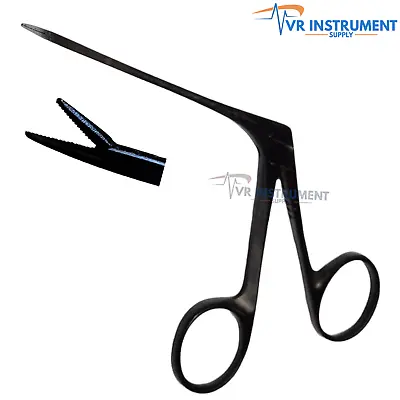 Micro Alligator EAR Forceps 3  Sinus Black Coated Surgical ENT Instruments • $14.39