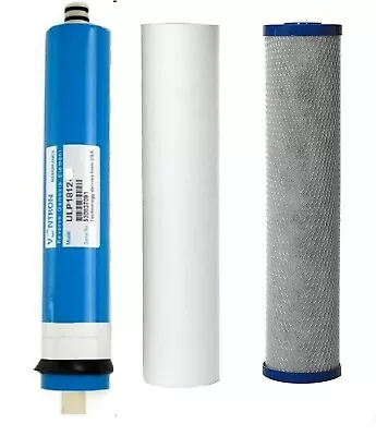 3 Stage Reverse Osmosis RO Complete Water Filter Replacement & Membrane • £27.95