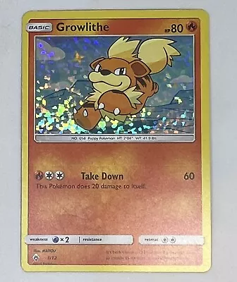 Growlithe 1/12 2018 McDonalds Promo Holo Pokemon TCG Card Pokemon • $0.99