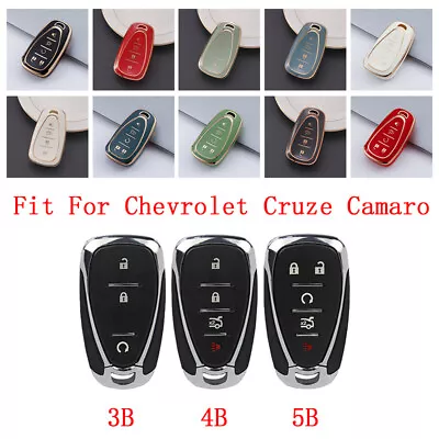 TPU Remote Car Key Case Fob Cover For Chevrolet Cruze Malibu Camaro Blazer • $10.82