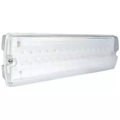 Eterna EMLED3M 7W LED Maintained / Non-Maint. IP65 Emergency Light • £21