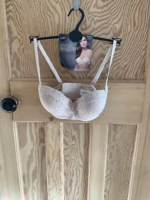 BNWOT M&S Strapless Balcony Bra -Almond-Four Ways To Wear- 30DD • £7.95