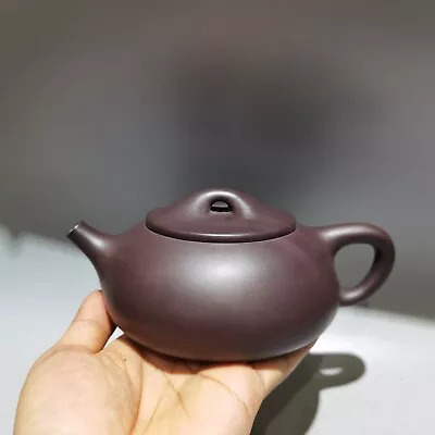 Vintage Chinese Yixing Purple Clay Teapot Zisha Ceremony Exquisite Teaware Art • $285.99