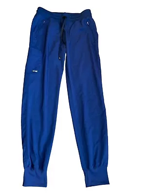 Greys Anatomy By Barco Blue Scrub Taper Pants Size St • $16