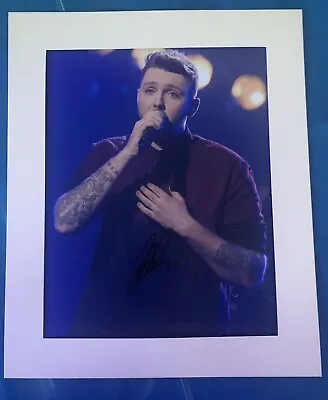 James Arthur Hand Signed Photo Framed. • £49.99