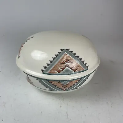 Vintage Mikasa Intaglio CAC24 SANTA FE Covered Fruit Dessert Bowl With Domed Lid • $12.95