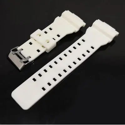 White Replacement Watch Band Strap Casio G-Shock GA100 110 120 150 GD100 G8900 • $12.95