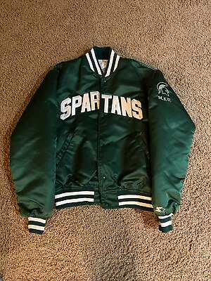 Vintage Michigan State Spartans Starter Jacket Size Large • $399