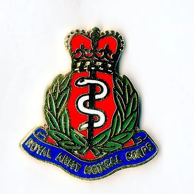 Enamel Lapel Badge RAMC Royal Army Medical Corps No 131 • £5.50