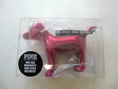 Victoria's Secret PINK Limited Edition PINK NATION 2015 Mini Dog Ornament Pink • $12.95