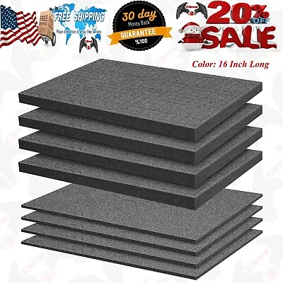 8 Pieces&Pick Apart Foam Insert- 2 Sizes And Pluck Foam- 16 Inch Long • $33.95
