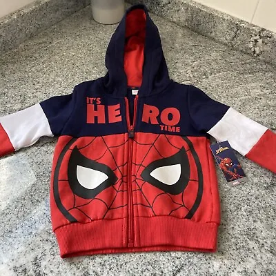 Marvel Spiderman Hoodie Age 2-3 Years  • £15
