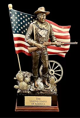 John Wayne Bradford Exchange: United States Of America Talking Sculpture AO674 • $69.99