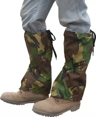 Dutch Military Waterproof Gaiters Dpm Camo • $39.95