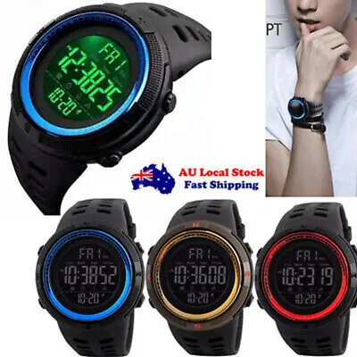 $12.34 • Buy SKMEI Digital Sports Watch Mens Water Resistant Casual Military NEW