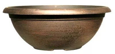 £0.99 • Buy 45CM QUALITY SPRING BULBS Bowl Planter Copper Plastic Plant Pot Garden Flower 