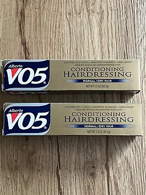 Alberto VO5 Conditioning Hairdressing Normal/Dry Hair 1.5 Oz (Lot Of 2) NEW • $43.99