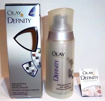 Olay Definity Anti-ageing Foaming Moisturiser 50ml - New & Boxed • £14.50