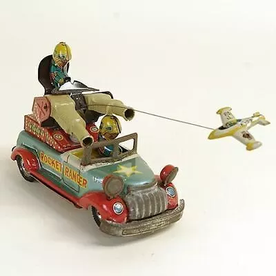 Marusan Tinplate Toy Friction-type ROCKET RANGER 1950s From Japan Retro Novelty • $2327