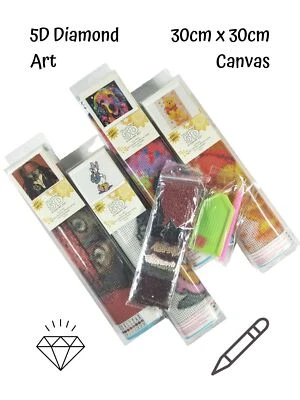 $17.95 • Buy 5D Diamond Art Kit Embroidery Painting Cross Stitch Full Drill Home Craft Hobby