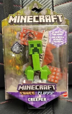 Minecraft Caves & Cliffs Action Figure: CREEPER W/ In-Game Code Inside • $11