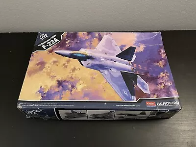 Academy 1/72 F-22A Raptor Air Dominance Fighter Aircraft Plastic Model Kit 12423 • $29