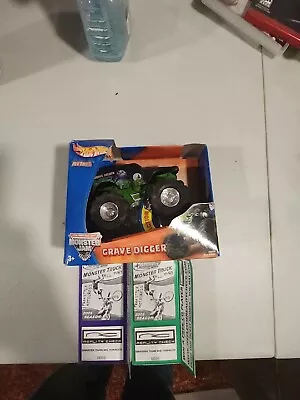 Hot Wheels Monster Jam Gravedigger Monster Truck Rev ‘N’ Go. SIGNED!!! • $24.99