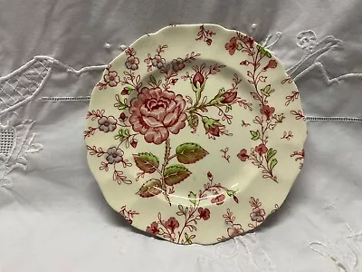 Johnson Brothers ROSE CHINTZ BREAD & BUTTER PLATE  RED LABEL (ENGLAND) 6 1/8” • $5.49