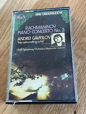 Rachmaninov Piano Concerto Number 3 . Andrei Gavrilov . Cassette • £9.99