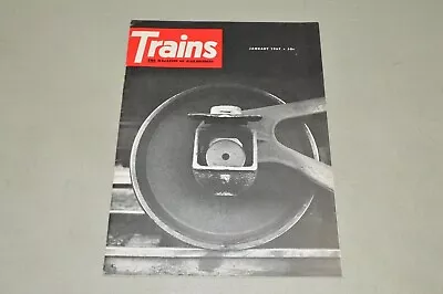 Trains Magazine RR January 1967 Pennsylvania RR Iron Horse Santa Fe Train Tunnel • $4.99