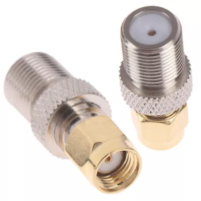 F Type Female To RP SMA Male Antenna Converter Adapter RF Coaxial Jack Coupler • £3.50