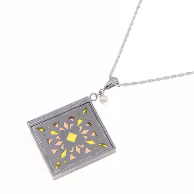MIKIMOTO #3 Necklace Silver Pearl Pendant Accessory Jewelry Pearl Locket • $113.40