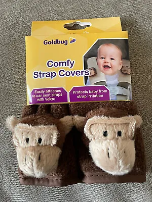 Goldbug Monkey Comfy Strap Covers For Babies / Kids - BARGAIN! • £2