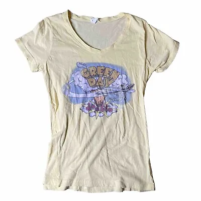 Vintage 2009 Green Day T Shirt Womens Fit Sz XL Punk Rock Billie Joe Armstrong🤘 • $24.99