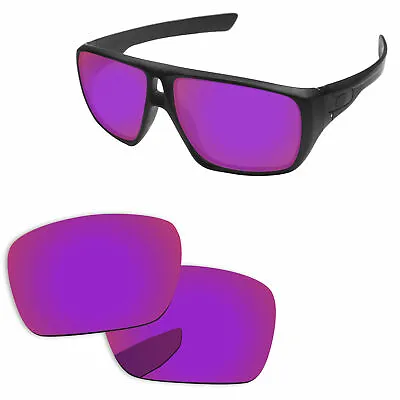 PapaViva Purple Red Polarized Replacement Lenses For-Oakley Dispatch 1 OO9090 • $15.98