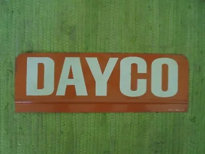 Vintage DAYCO Sign 14x5  Auto Mechanic Advertising Shop Garage Fan Belt Display  • $49.95