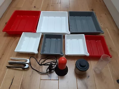 Photographic Darkroom Equipment - Trays Developing Tank Light Tongs Beaker • £20