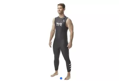 NEW TYR Hurricane Category 1 Black Sleeveless Wetsuit Med/Large Mens HCAOSM6A • $79